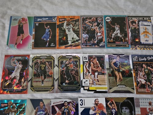 Lot of 70 Utah Jazz Cards, Inserts Parallels Rookies Huge Mix Kessler Mitchell - Picture 3 of 11