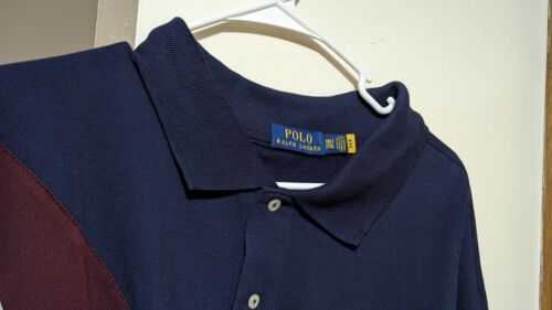 INCREDIBLE BIG PONY PRL NAVY MULTI-COLOR SS POLO SHIRT MESH ALL COTTON 3XLT NWT - Picture 17 of 24