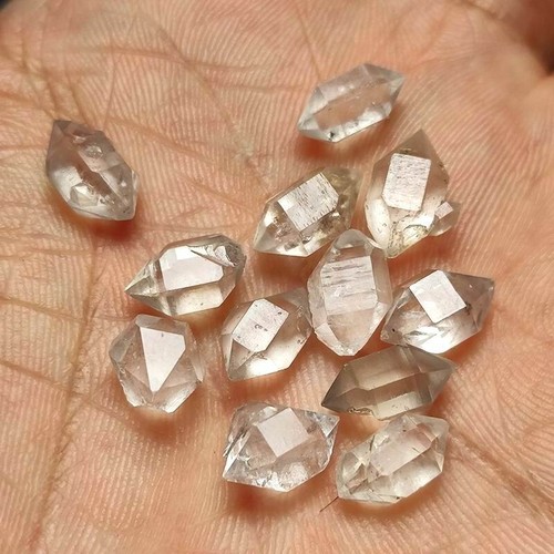 6g/12pcs 10-12mm Top Quality Herkimer Diamond Quartz Crystal Healing Stone 4319 - Picture 5 of 5