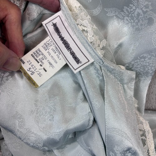 Vintage 80er Jessica McClintock Gunne Sax Größe 5-6 lt blau Spitze Cottagecore Kleid - Bild 14 von 16