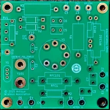 AWA 6AQ5 Crystal Controlled Tube Transmitter PCB 40 80 Ham Bands PCB