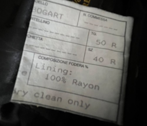 Louis Dell Olio 40R/50R Loropiana 100 % Cashmere Charcoal Overcoat - Picture 9 of 10