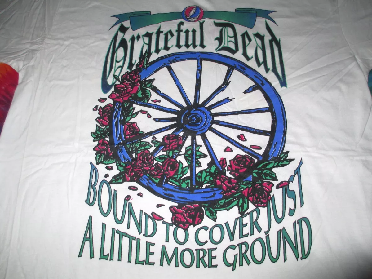 GRATEFUL DEAD TRUCKIN SUMMER '95 MR.NATURAL SYF THE WHEEL CONCERT T-SHIRT-XL-NEW