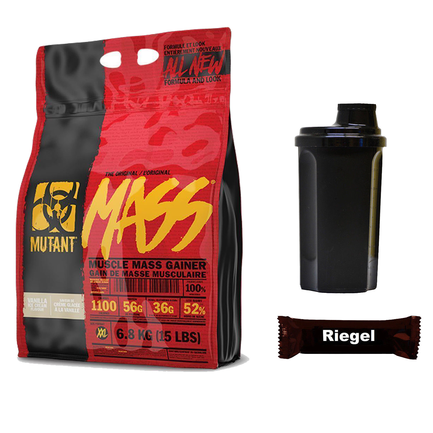 /kg Mutant PVL Mass 6,8kg Beutel weight Gainer + Protein + Gainer Shaker + 1 Riegel 81385c /kg Mutant PVL Mass 6,8kg Beutel weight Gainer + Protein + Gainer Shaker + 1 Riegel 81385c