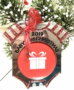 baby's first christmas 2019 ornament