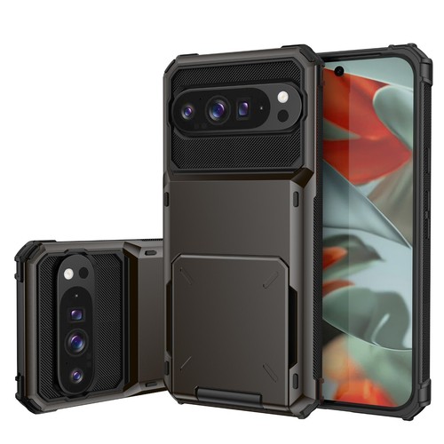 Funda para teléfono billetera con ranura para tarjeta a prueba de golpes para Google Pixel 9A 9 Pro XL - Imagen 28 de 31
