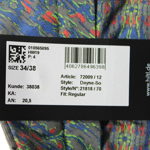 Hiltl NWD Dayne Cotton Blend Chinos / Corduroy Pants Size 34 US In Solid Gray - Picture 13 of 14