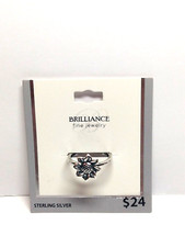 Sterling Silver Sunflower Ring Size 7 New