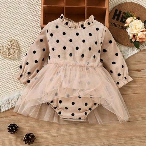 Newborn Kid Baby Girls Clothes Jumpsuit Romper Lace Bodysuit Dress Outfits Set - Picture 4 of 8