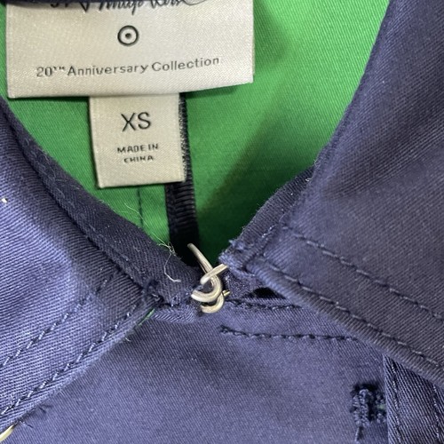 Phillip Lim Navy/Green Women’s Trench Coat for Target 20th Anniversary Sz XS - Picture 7 of 16