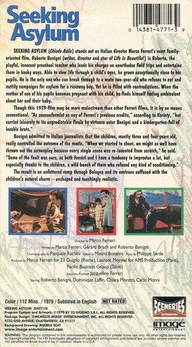 Seeking Asylum (VHS, 1999) - Picture 2 of 2