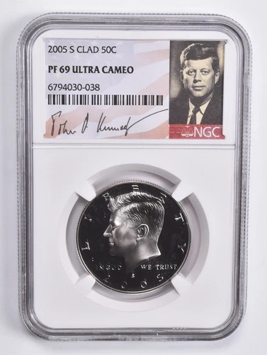 PF69 UCam 2005-S CLAD Kennedy Half Dollar NGC Special Label