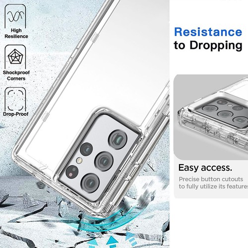 Für Samsung Galaxy S21 Ultra 5G S21+ / S21 Plus Clear Case Stoßfest Handyhülle - Bild 43 von 55