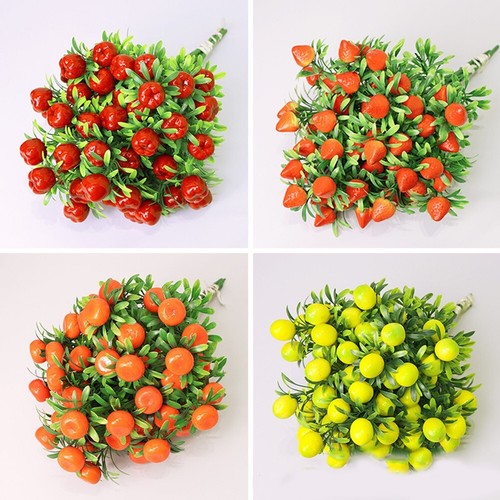 Adornos de frutas de la fortuna naranja simulados añaden elegancia a la decoración de tu hogar