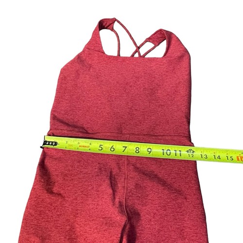 Calia LustraLux Bodysuit One Piece Bricklayer Heather Back Straps XS NWT - Picture 6 of 12