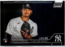 2022 Topps Stadium Club Chrome LUIS GIL (RC) #207 YANKEES