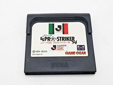 J-League GG Pro Striker '94 Sega Game Gear 1994 Cartridge and Clear Case     *3*
