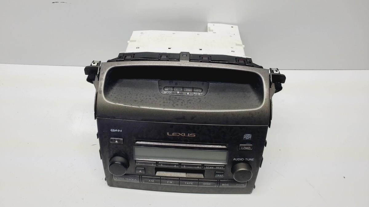 2003-07 LEXUS GX470 RADIO STEREO CD PLAYER CHANGER CASSETTE