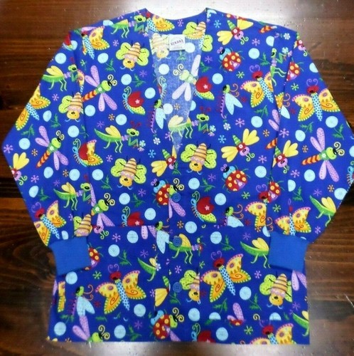 S.C.R.U.B.S.-100% COTTON-CARDIGAN JACKET-SMALL-NEW - Picture 1 of 6