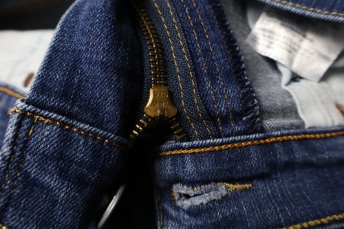 Levis 511 Hommes Jeans W33/L30 Coupe Slim Bleu Délavé Moustaches vendre Braguette Zip