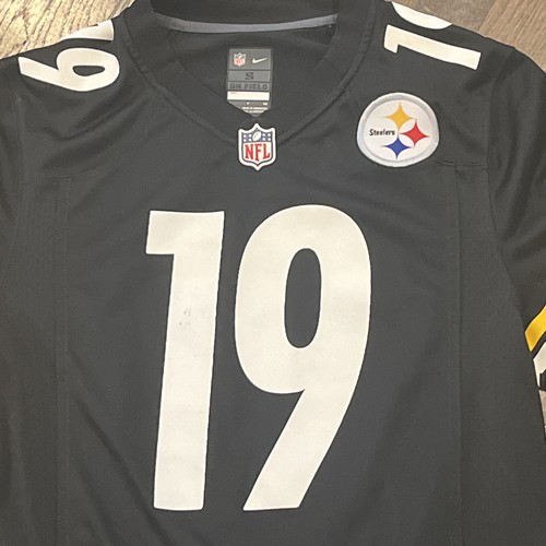Pittsburgh Steelers Jersey Mens Small Smith-Schuster Black Nike - Picture 2 of 6