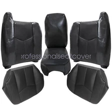 Driver+Passenger & Middle Seat Cover For 2003-06 Chevy Silverado Dark Gray 692