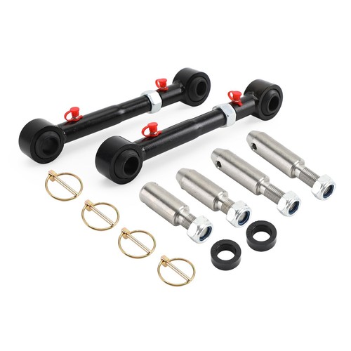 Front Sway Bar Links Disconnect For 2007-2021 Jeep Wrangler JK JL 2.5-6”Lift - Picture 12 of 12