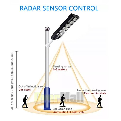 12000000lm LED Solar Street Light Security Flood Lamp Motion Sensor Outdoor Wall - Picture 55 of 87
