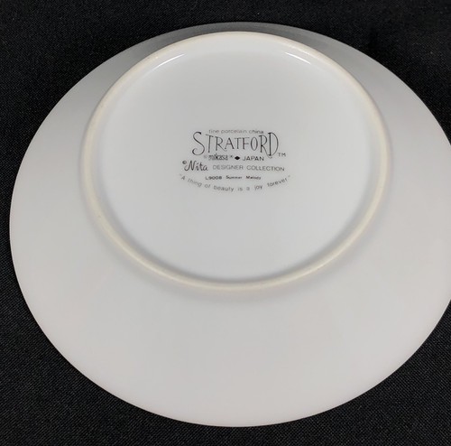 MIKASA Summer Melody L9008 Fruit Bowl Stratford China Floral 5 5/8" - Picture 4 of 7