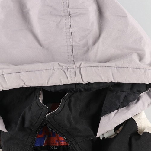 90'S PRO PLAYER NFL Los Angeles Raiders Half Zip Padded Hoodie Puffer Jacket... - Picture 4 of 19