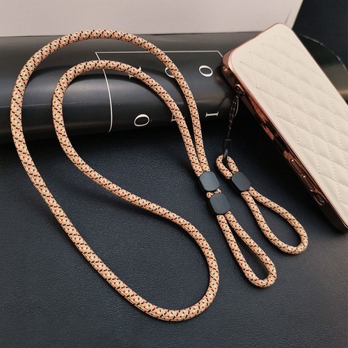 Keychain Braided Phone Lanyard Ornaments Neck Hanging Cord Phone Accessories - Photo 5 sur 15