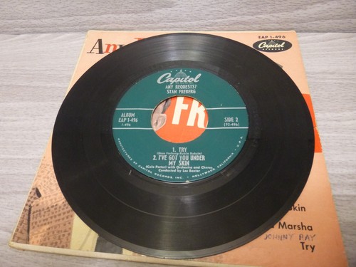 Stan Freberg Vinyl LP Any Requests? 45 RPM Record 7" Vintage Capitol EAP 1-496 - Imagen 3 de 3