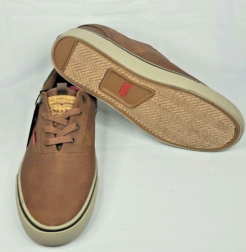Tenis para hombre Levi's cómodas de moda marrones talla 9,5 - Imagen 6 de 27