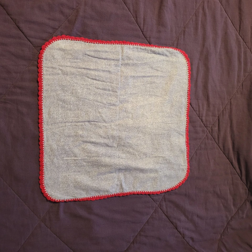 Conjunto de manta/paño eructo para bebé oso de peluche vaquero/franela de algodón indio Foto 4 de 4