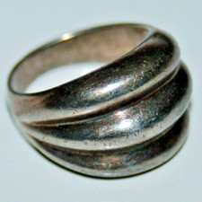 Vintage 925 CA Sterling Ring 8g Size 7 Diameter 11/16"