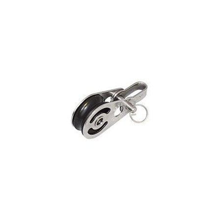 Block with removable shackle 25 x 8mm nylon