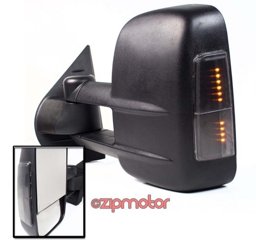 07-13 ESPEJOS LED LATERALES EXTENSIBLES CHEVY AVALANCHE SILVERADO SIERRA REMOLQUE CHEVY - Imagen 3 de 4