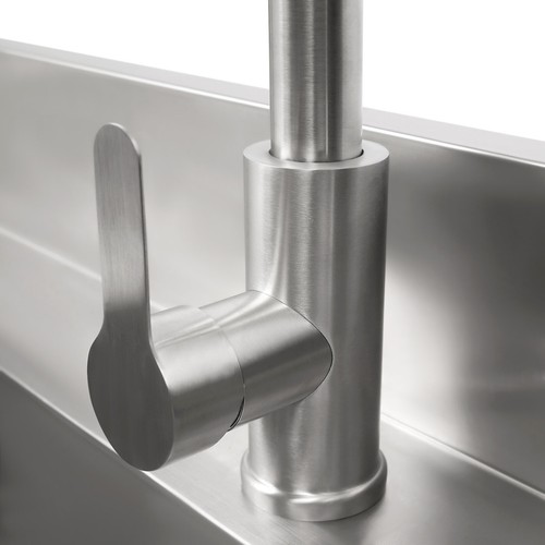 39" Stainless Steel Utility Commercial Square Kitchen Sink for Restaurant Home - Picture 13 of 22