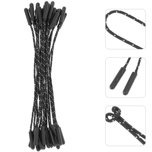 20 Pcs Zipper Pull Cord Repair Pullers Nylon Zippers Lifting Small Pulls - Picture 10 of 12