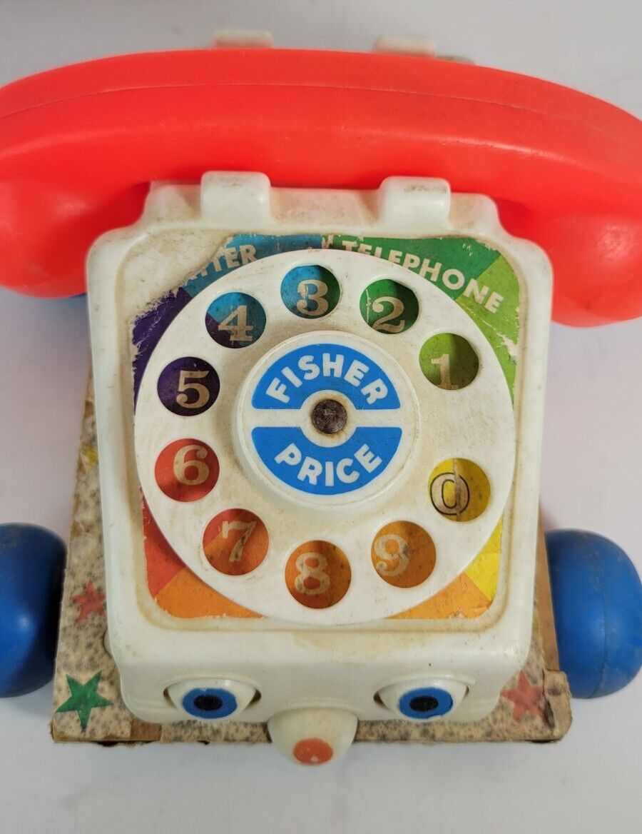 その他 Fisher-Price Chatter Telephone Amazon.com: Fisher-Price Toddler Pull Toy Chatter Telephone