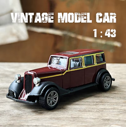 1:43 Vintage Cadillac V8 Diecast Auto Modell Classic Alloy Miniatur Fahrzeug Spielzeug - Bild 2 von 6