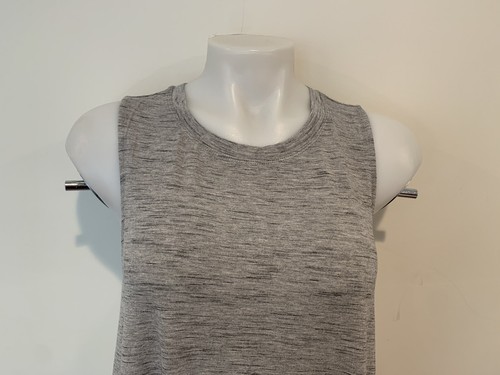 Gap Crewneck Swing Dress in Rayon Sleeveless Women`s space dye grey m. S, L NWT - Picture 6 of 8