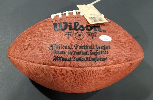 Amazing JOHNNY UNITAS Signed Official Wilson Football-BALTIMORE COLTS-JSA Letter - Picture 3 of 9
