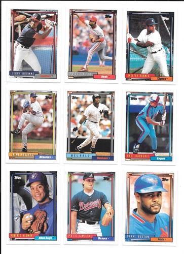 1992 Topps Baseball Trading Cards / Choose #s 201 - 400 / mb16 - Picture 23 of 111