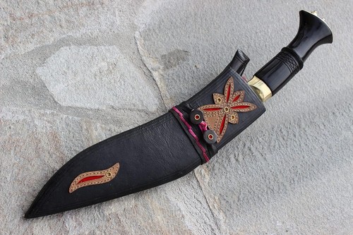 Gurkha Knife, Gangawala Himalayan Engraving Kukri, Traditional Khukuri Knives - Picture 3 of 7