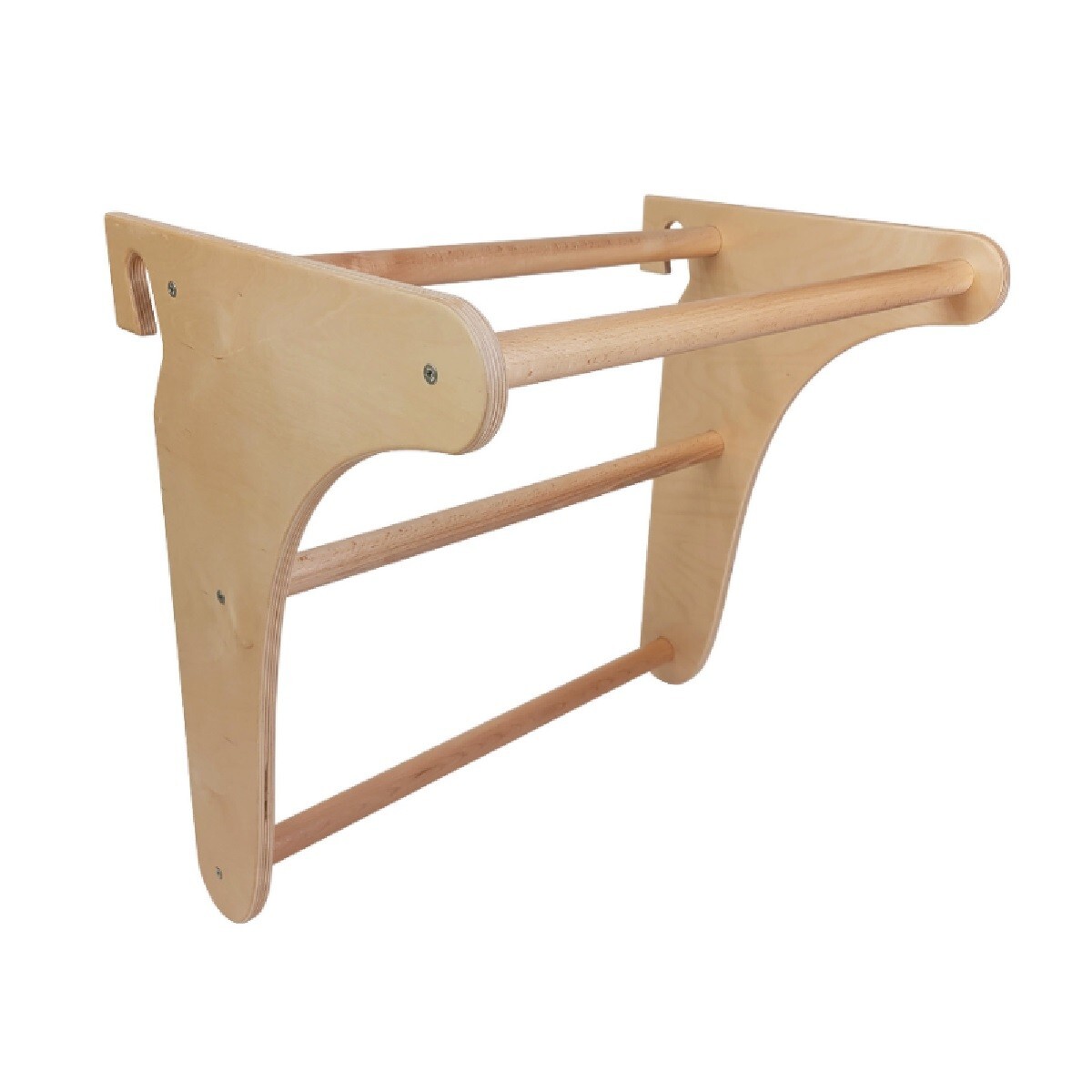 Klimmzugstange Holz Auflage Sprossenwand Fitness Gymnastik
