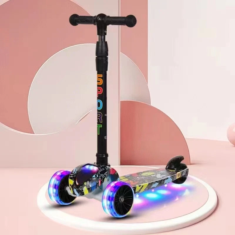 3 wheel best sale light up scooter