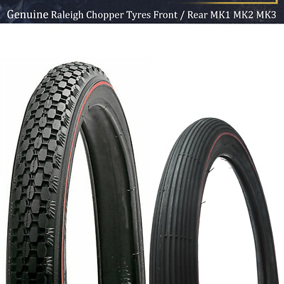 RALEIGH / ラレー Genuine Raleigh Chopper Tyres Front / Rear MK1 MK2 MK3
