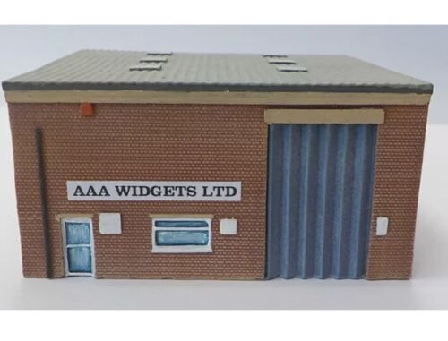 N Scale Modern Industrial Unit - small single bay unit with flat roof Unpainted - Picture 12 of 14