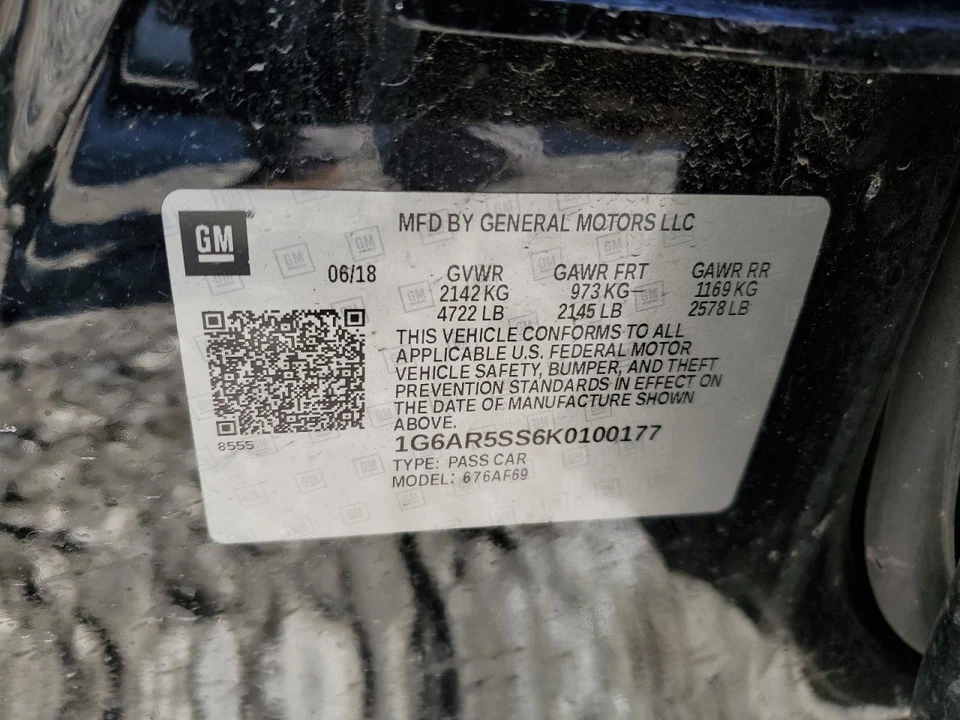 Used Steering Wheel Air Bag fits: 2019 Cadillac Cts front driver wheel Grade A Foto 2 de 4